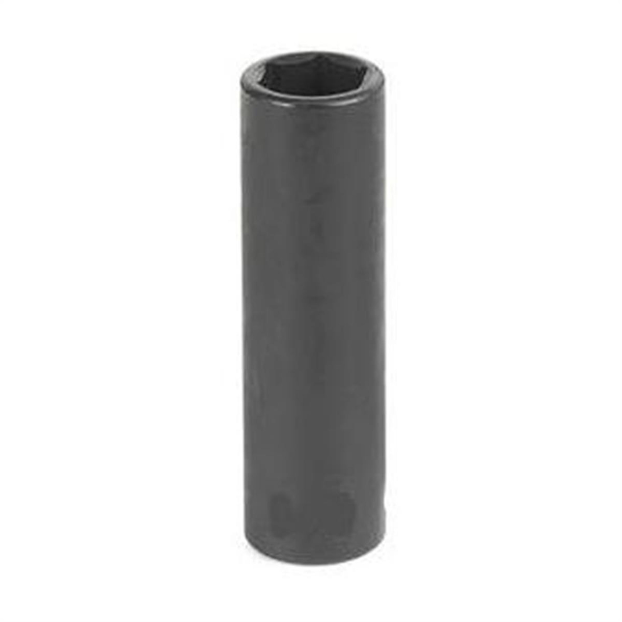 Grey Pneumatic Deep Impact Socket — 8mm, 3/8in. Drive, 12-Point, Black, Model# GRE1108MD